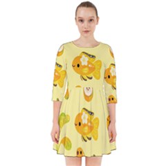 Banana Cichlid Smock Dress