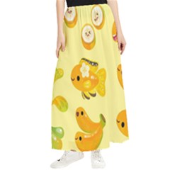 Banana Cichlid Maxi Chiffon Skirt