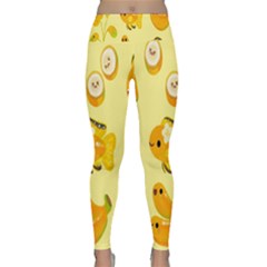 Banana Cichlid Lightweight Velour Classic Yoga Leggings by artworkshop