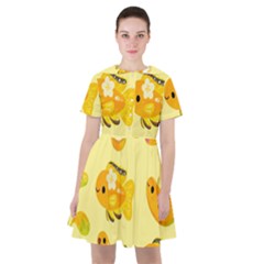 Banana Cichlid Sailor Dress by artworkshop