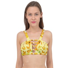 Banana Cichlid Cage Up Bikini Top by artworkshop