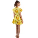 Banana Cichlid Flutter Sleeve Wrap Dress View2