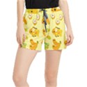 Banana Cichlid Women s Runner Shorts View1