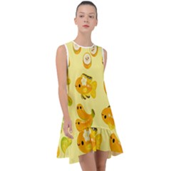 Banana Cichlid Frill Swing Dress by artworkshop