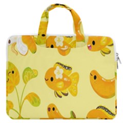 Banana Cichlid Macbook Pro13  Double Pocket Laptop Bag