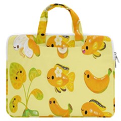 Banana Cichlid Macbook Pro 16  Double Pocket Laptop Bag  by artworkshop