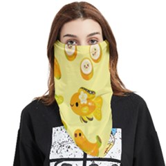 Banana Cichlid Face Covering Bandana (triangle)