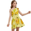 Banana Cichlid Kids  One Shoulder Party Dress View2