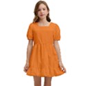 Orange Kids  Short Sleeve Dolly Dress View1