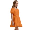 Orange Kids  Short Sleeve Dolly Dress View3