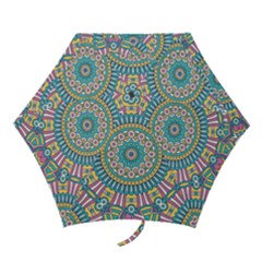 Mandala 01 Mini Folding Umbrellas by zappwaits