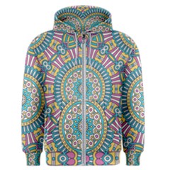 Mandala 01 Men s Zipper Hoodie by zappwaits