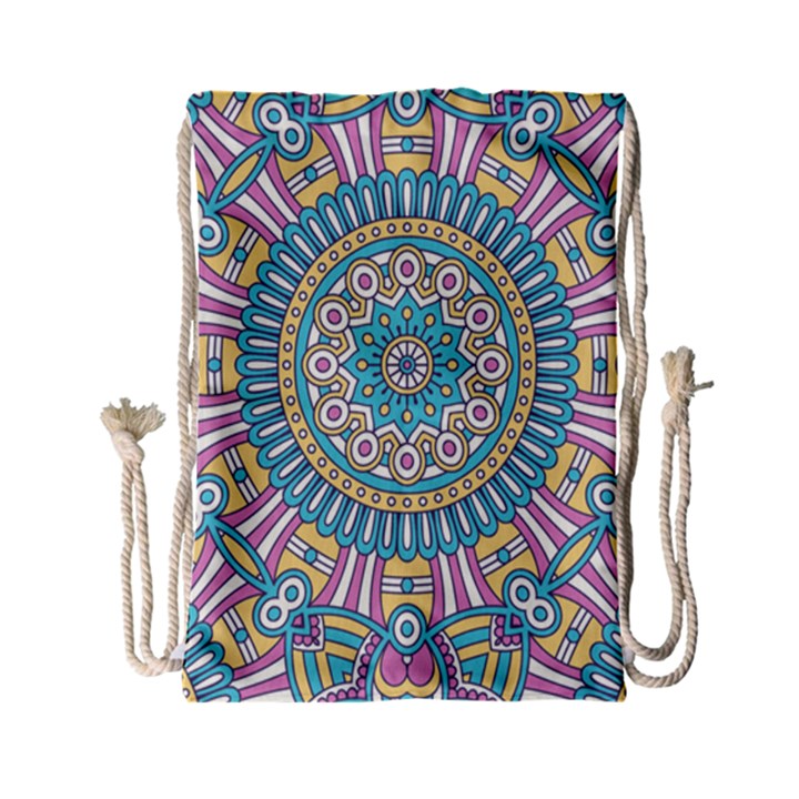 Mandala 01 Drawstring Bag (Small)