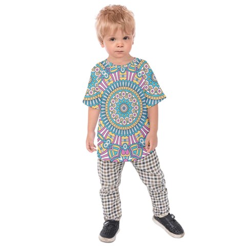 Mandala 01 Kids  Raglan Tee by zappwaits