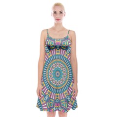 Mandala 01 Spaghetti Strap Velvet Dress by zappwaits