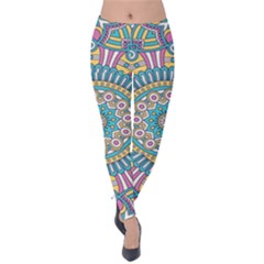 Mandala 01 Velvet Leggings