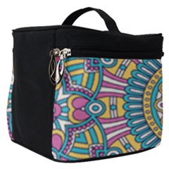 Mandala 01 Make Up Travel Bag (small) by zappwaits