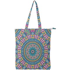 Mandala 01 Double Zip Up Tote Bag by zappwaits