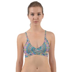 Mandala 01 Wrap Around Bikini Top by zappwaits