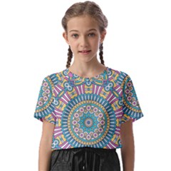 Mandala 01 Kids  Basic Tee by zappwaits