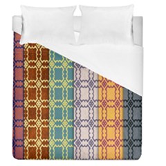 Grungy Vintage Patterns Duvet Cover (queen Size) by artworkshop