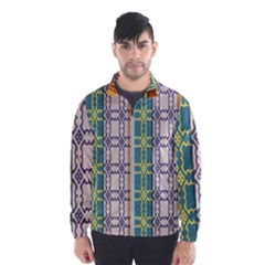 Grungy Vintage Patterns Men s Windbreaker