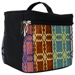 Grungy Vintage Patterns Make Up Travel Bag (big) by artworkshop