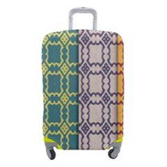 Grungy Vintage Patterns Luggage Cover (small)