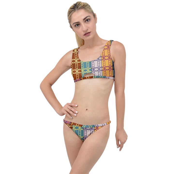 Grungy Vintage Patterns The Little Details Bikini Set