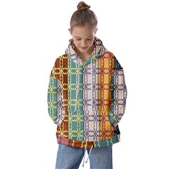 Grungy Vintage Patterns Kids  Oversized Hoodie