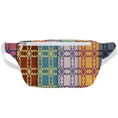 Grungy Vintage Patterns Waist Bag 