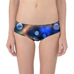 Peacock Feather Drop Classic Bikini Bottoms by artworkshop