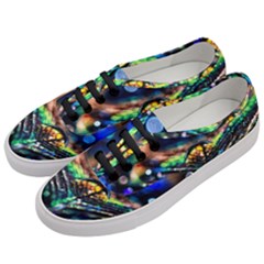 Peacock Feather Drop Women s Classic Low Top Sneakers by artworkshop