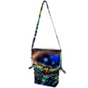 Peacock Feather Drop Folding Shoulder Bag View1