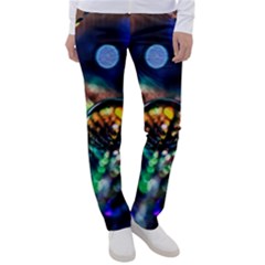 Peacock Feather Drop Women s Casual Pants by artworkshop