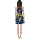 Peacock Feather Drop Inside Out Reversible Sleeveless Dress View2