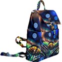 Peacock Feather Drop Buckle Everyday Backpack View2