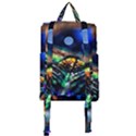 Peacock Feather Drop Buckle Everyday Backpack View3