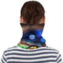 Peacock Feather Drop Face Seamless Bandana (Adult) View2