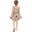 Vintage-drawn-insect-seamless-pattern Kids  Sleeveless Dress View2