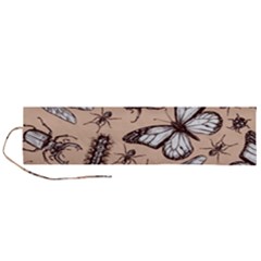 Vintage-drawn-insect-seamless-pattern Roll Up Canvas Pencil Holder (l) by Jancukart