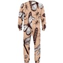 Vintage-drawn-insect-seamless-pattern OnePiece Jumpsuit (Men) View2