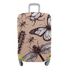 Vintage-drawn-insect-seamless-pattern Luggage Cover (small)