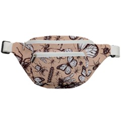 Vintage-drawn-insect-seamless-pattern Fanny Pack