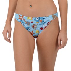 Seamless-pattern-funny-marine-animals-cartoon Band Bikini Bottom