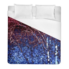 Autumn Fractal Forest Background Duvet Cover (full/ Double Size) by Amaryn4rt