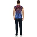 Autumn Fractal Forest Background Men s Raglan Cap Sleeve Tee View2