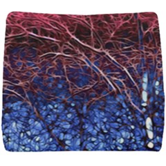 Autumn Fractal Forest Background Seat Cushion by Amaryn4rt