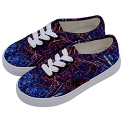 Autumn Fractal Forest Background Kids  Classic Low Top Sneakers by Amaryn4rt