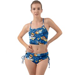 Seamless-pattern-with-nice-planes-cartoon Mini Tank Bikini Set